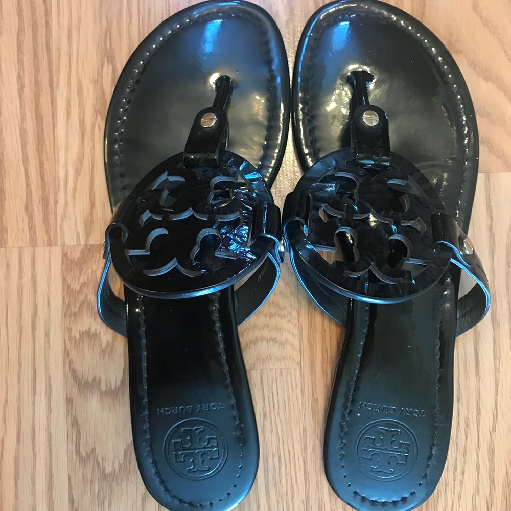 Tory Burch Miller, Patent leather black GUC
